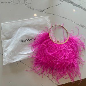 Olga Berg Feather Bag